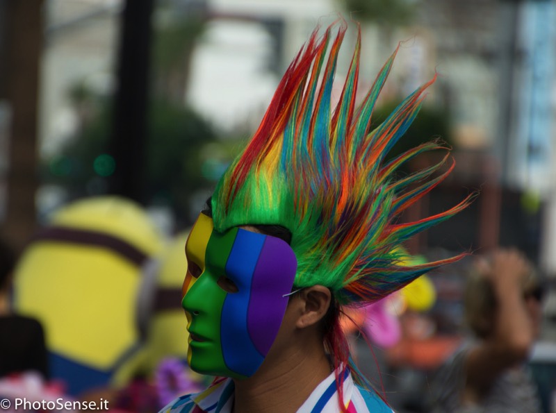 Rainbow mask